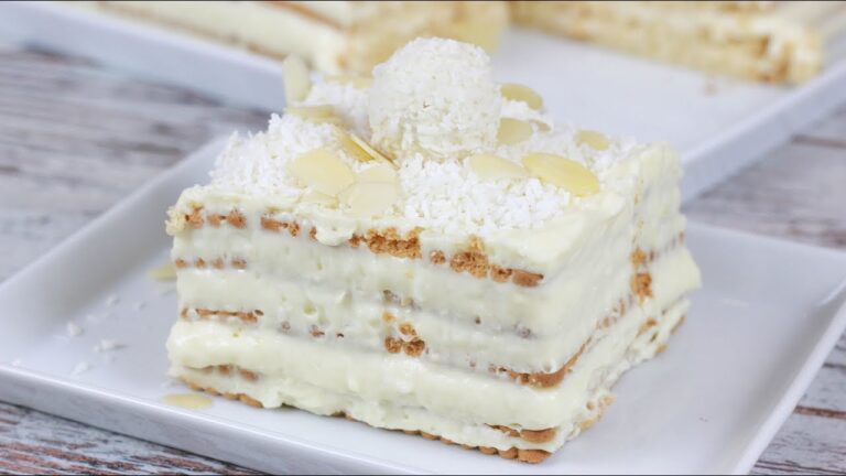 Raffaello No-Bake Kuchen