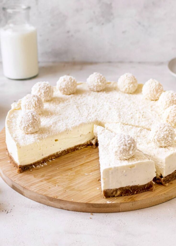 Raffaello No-Bake Kuchen
